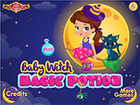 Игра Полет маленькой ведьмы Игра Полет маленькой ведьмы